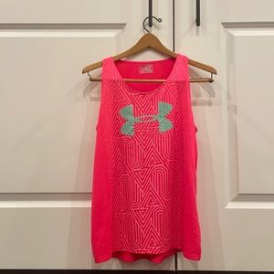 Under Armour hot pink tank top